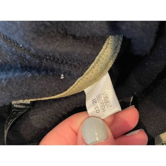 Adidas Men's Camo Logo Hoodie Sweatshirt Black/Green Small - Picture 10 of 11